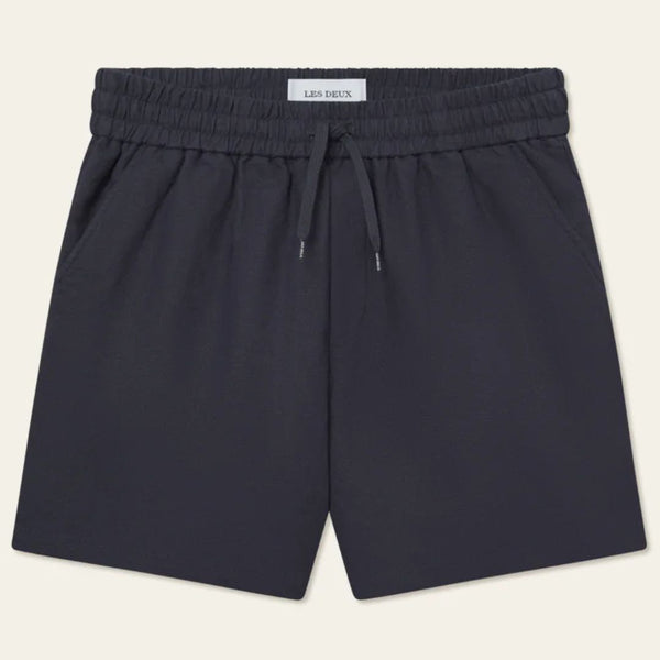 Navy Otto Linen Shorts