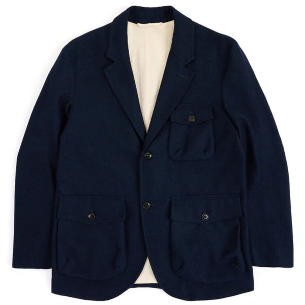Navy Chester Flannel Jacket