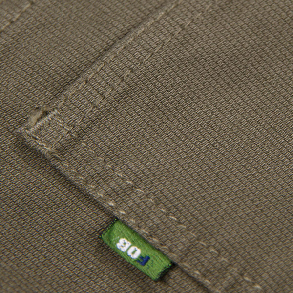 Olive Bedford Cord Cotton Trouser