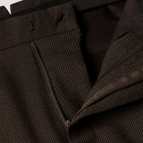 Truffle Textured Wool Trouser