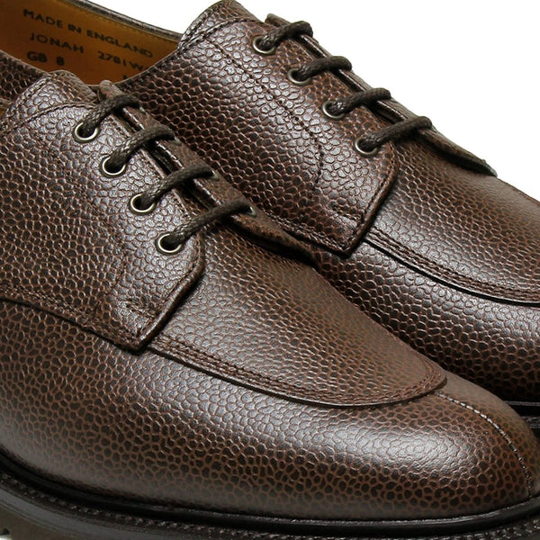 Walnut Grain Leather Jonah Split Toe Apron Gibson Shoes