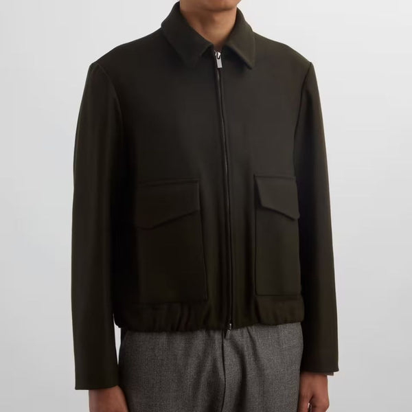 Army Magan Wool Bomber Jacket