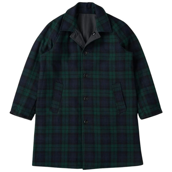 Navy Murray Reversible Cotton Coat