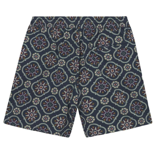 Dark Navy Otto AOP Tapestry Shorts