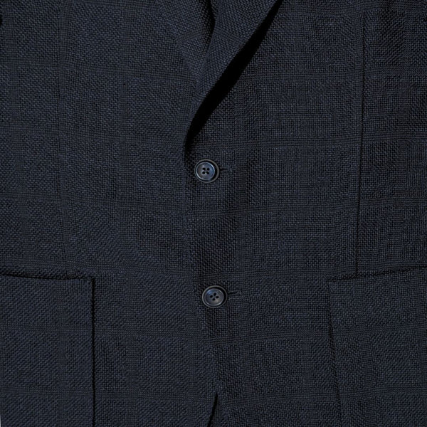 Navy Shadow Windowpane Aria Sport Jacket