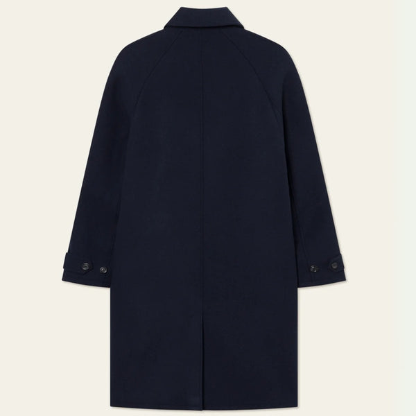 Dark Navy Michael Solid Wool Coat 3.0