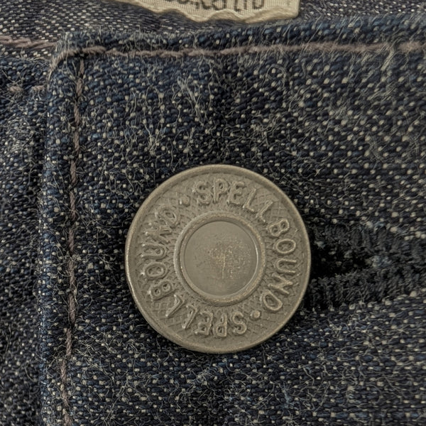 44-702D One Wash Indigo Military Utility Denim Trousers