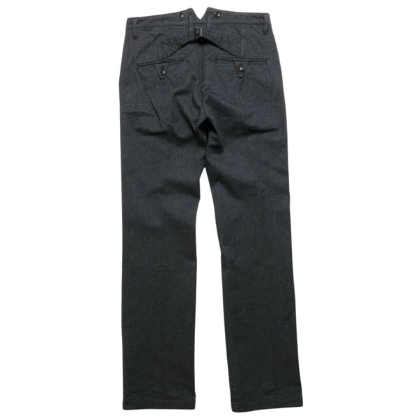 Black OR-1002 Low Waist Cotton Trouser