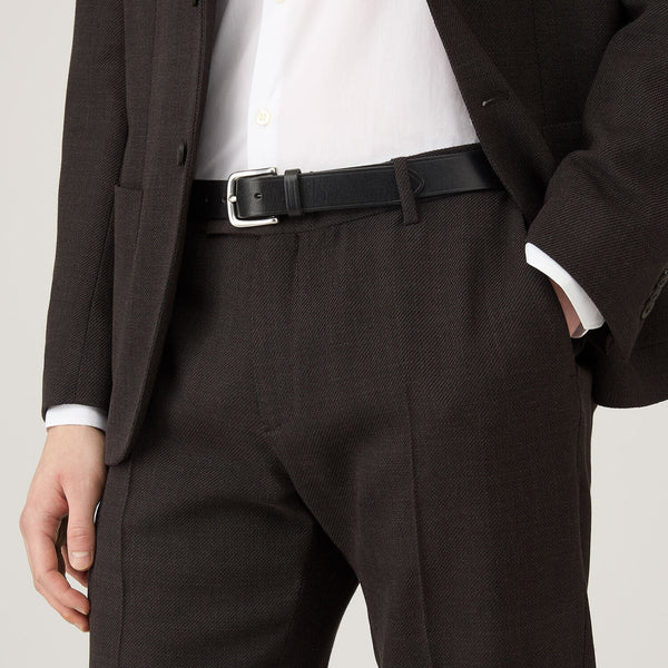 Truffle Textured Wool Trouser