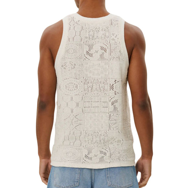 Ivory Huxi Lace Tank Top