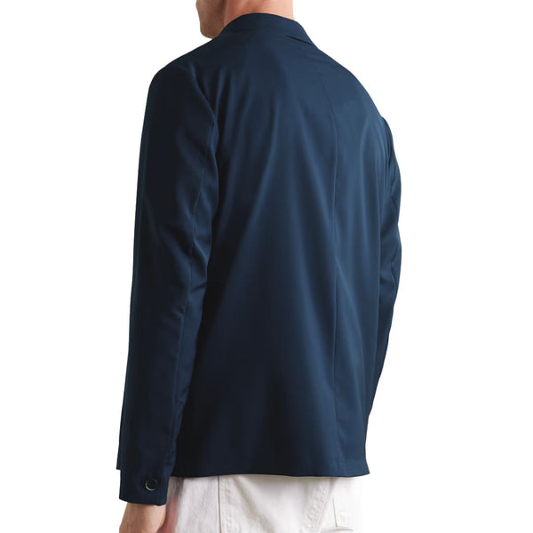 Navy Visal Wool Overshirt