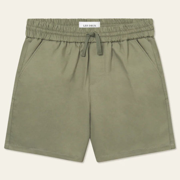 Lichen Green Otto Cotton Shorts