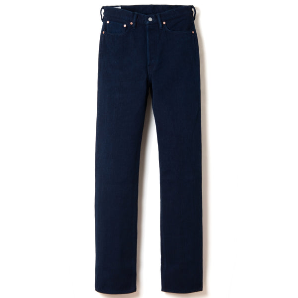 Indigo Kase Dyed SD-1907S Sashiko 5 Pocket Trousers