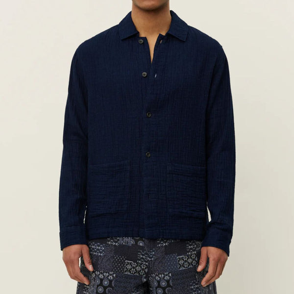 Dark Navy Milian Indigo Overshirt