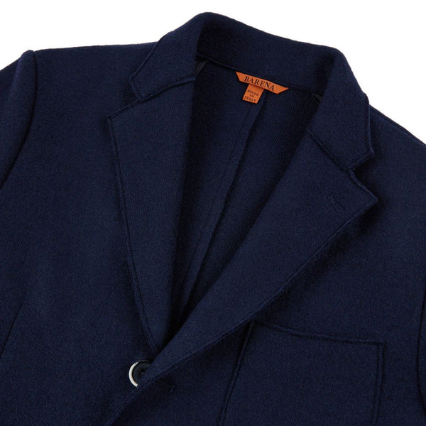 Navy Slanegà Heavy Wool Blazer