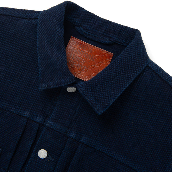 Indigo 4619 Sashiko Denim One Wash Jacket