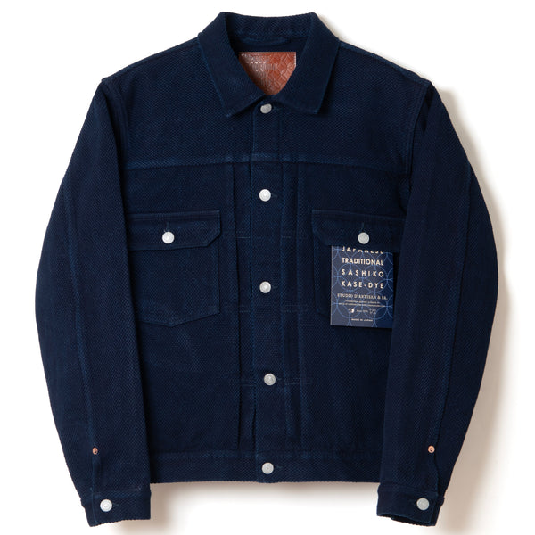 Indigo 4619 Sashiko Denim One Wash Jacket