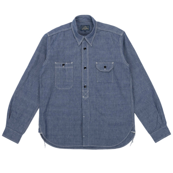Blue 5333A Chambray Cotton Shirt