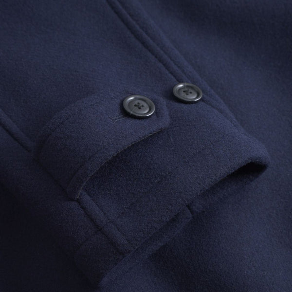 Dark Navy Michael Wool Coat