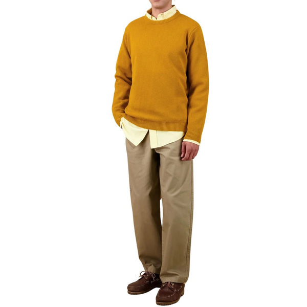 Ochre Youri Merino Wool Round Neck Sweater