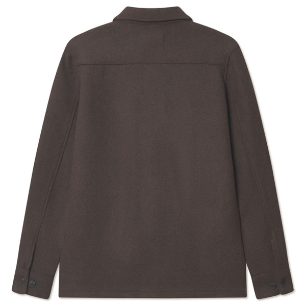 Delicioso Jason Solid Wool Overshirt