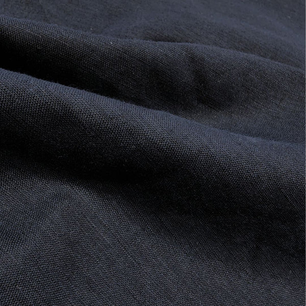 Navy Cotton Linen Shirt