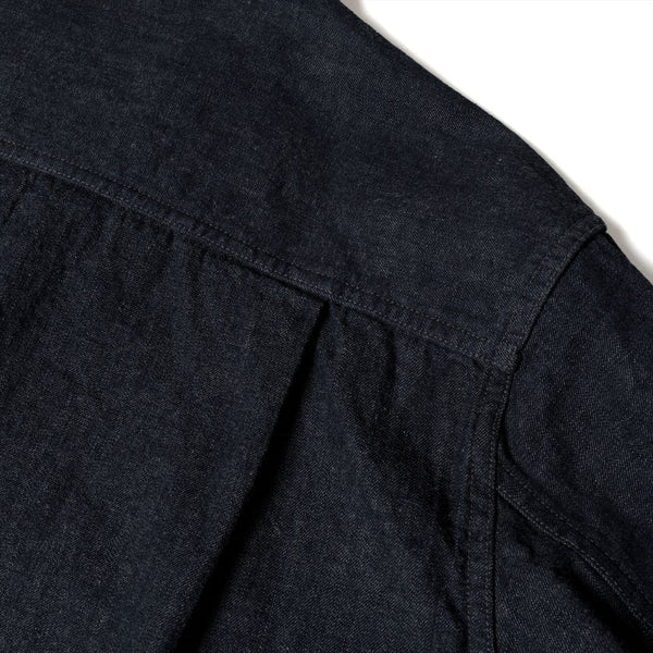 48-924D One Wash Indigo Denim Military Jacket