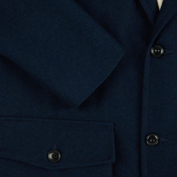 Navy Chester Flannel Jacket