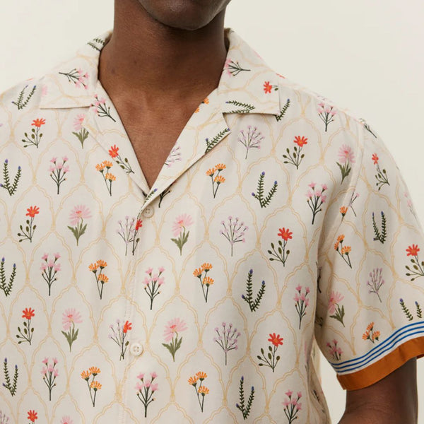 Ivory Lukas AOP Wild Flowers SS Shirt