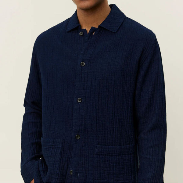 Dark Navy Milian Indigo Overshirt