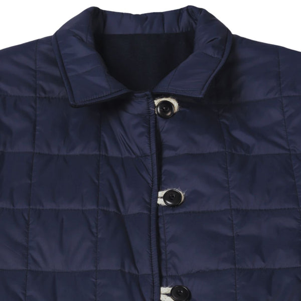 Navy Hebron Reversible Wool Jacket