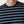 Navy/Como Blue Stripe Classic Crew Neck T-Shirt