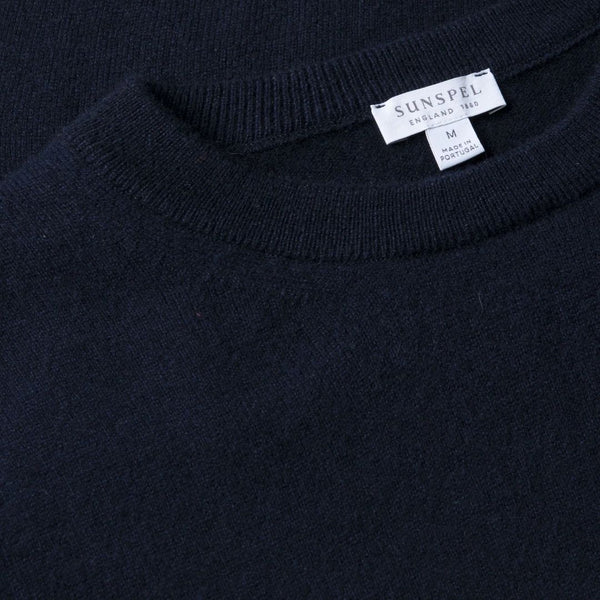 Navy Cashmere Sweater