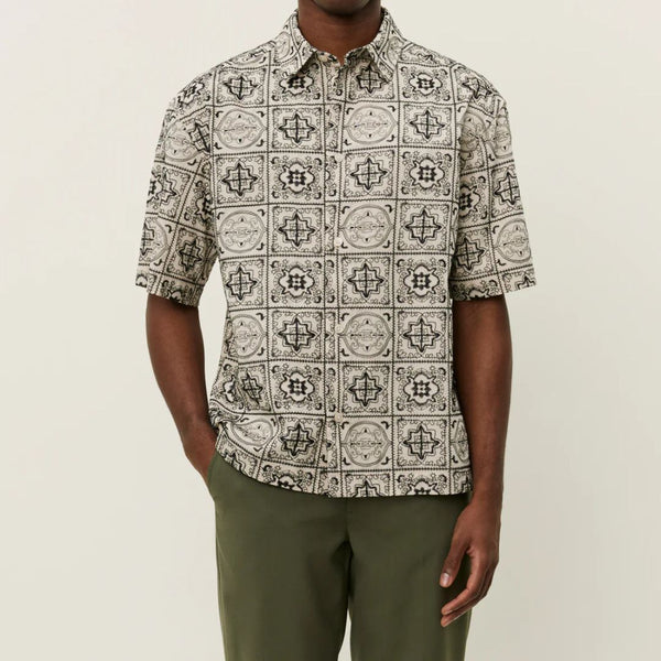 Ivory Larry AOE Tile SS Shirt