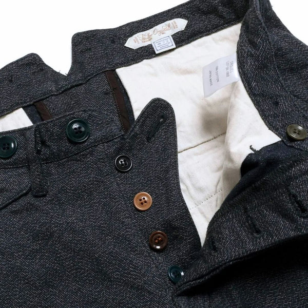 Black OR-1002 Low Waist Cotton Trouser