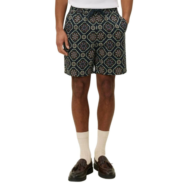 Dark Navy Otto AOP Tapestry Shorts