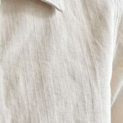 Ecru Herringbone Drizzler Jacket