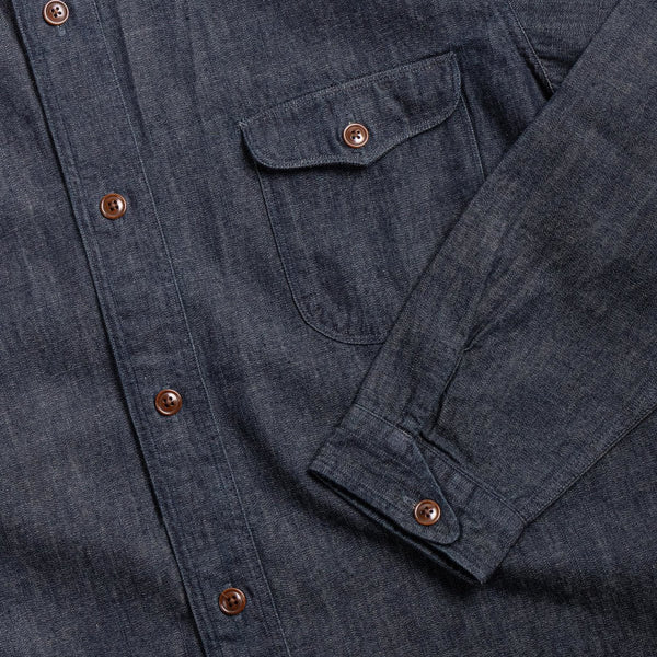 Denim OR-5107 Shawl Collar Cotton Shirt