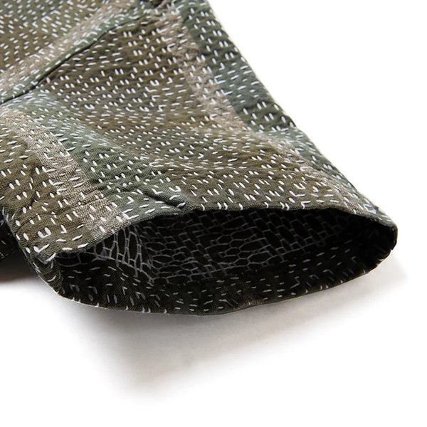 Army Green SD-5718 Noragi Sashiko Shirt