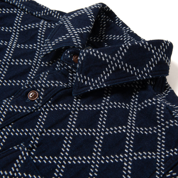 Indigo 5728 Shashiko Cotton Shirt