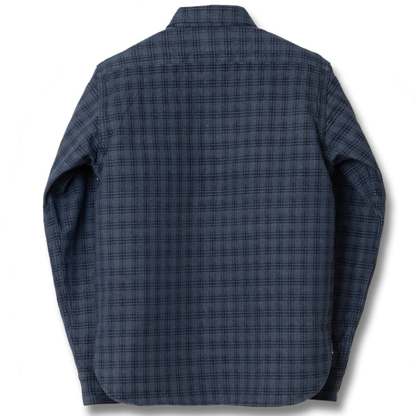 Navy 5734 13oz. Jacquard Check Shirt