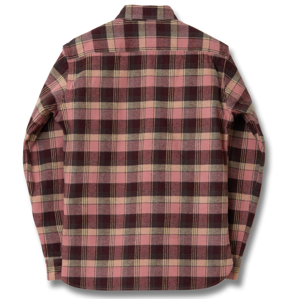 Red 5735 Heavyweight Check Flannel Shirt
