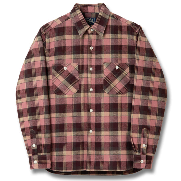 Red 5735 Heavyweight Check Flannel Shirt
