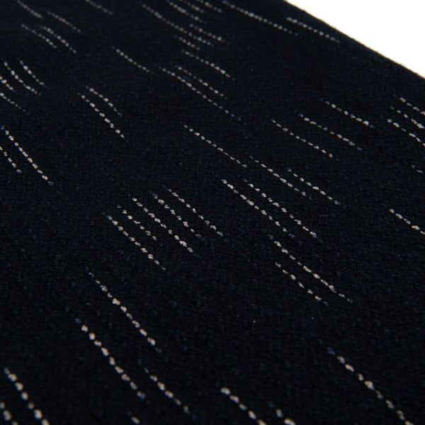 Black Kasuri Dye Beach Cloth Cotton Jacket