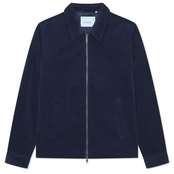 Dark Navy Marchall Corduroy Coach Jacket