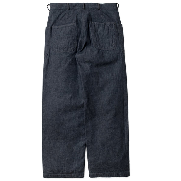 44-702D One Wash Indigo Military Utility Denim Trousers
