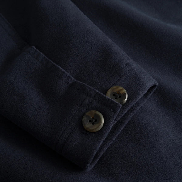 Dark Navy Journey Peached Overshirt