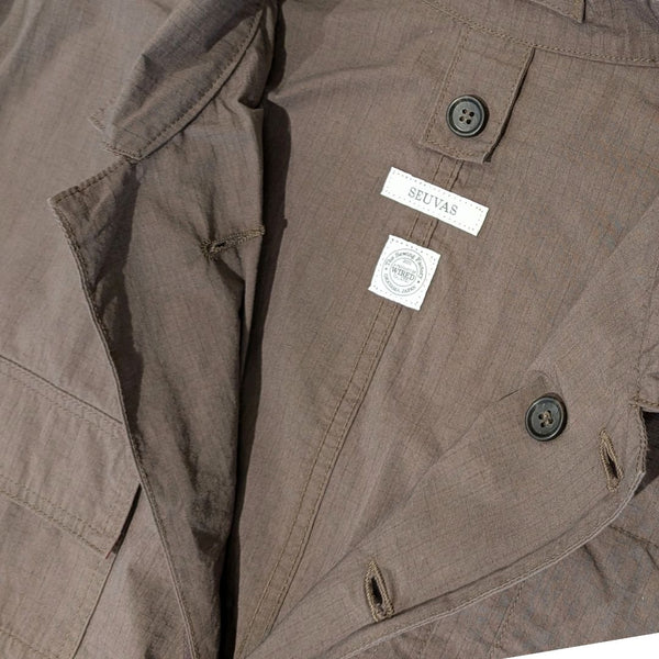 SV-JK-024Z Brown Ripstop Fatigue Jacket