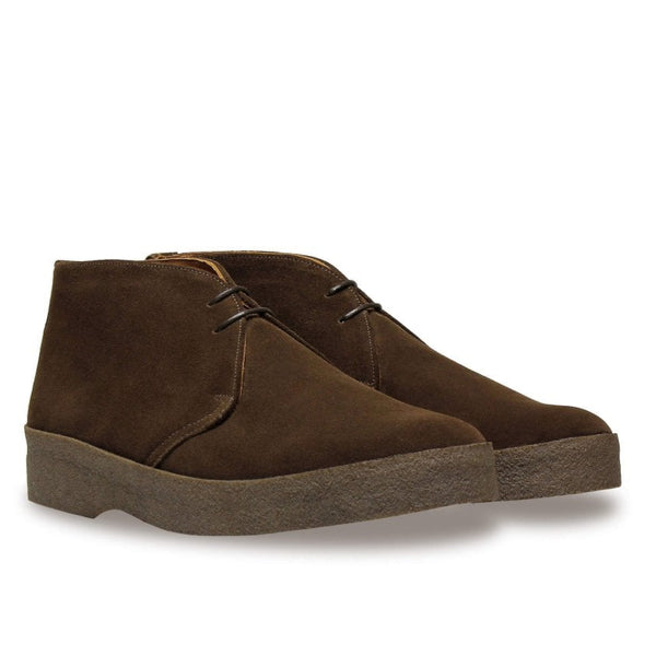 Chocolate Suede Hi Top Sanders Chukka Boot
