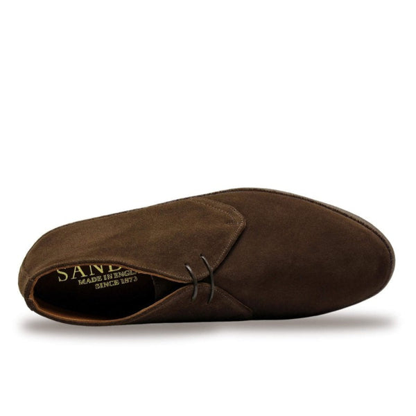 Chocolate Suede Hi Top Sanders Chukka Boot